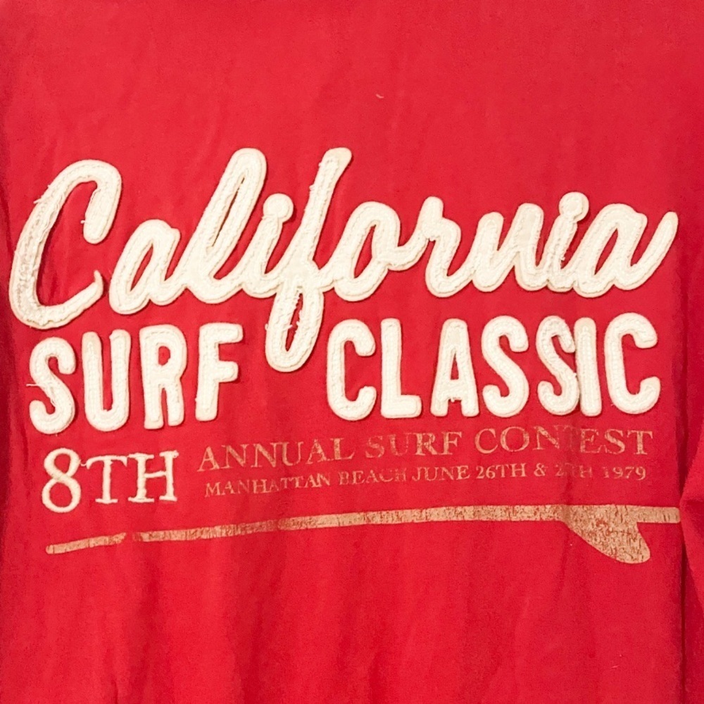 California surf classic embroidered polo shirt l - Picture 3 of 10
